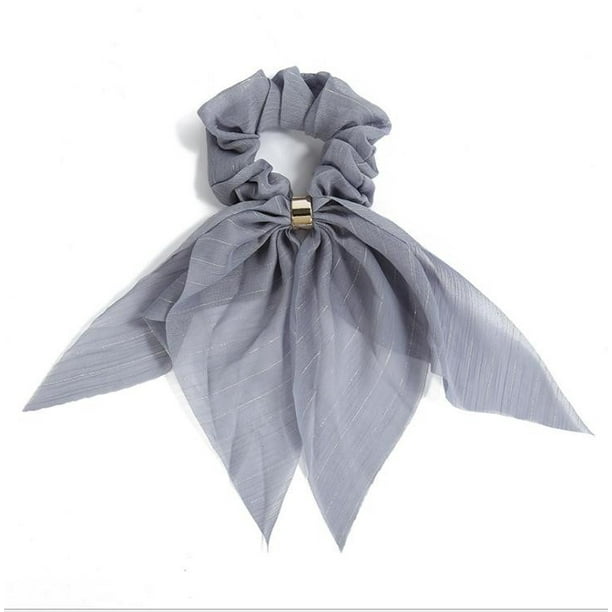 Women's Ponytail Scarf Bow Elastic Hair Rope Ties Scrunchies Ribbon Hair Bands Women's Ponytail Scarf Bow Elastic Hair Rope Ties Scrunchies Ribbon Hair Bands